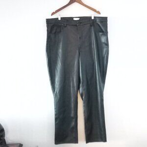 GOOD AMERICAN faux leather pants